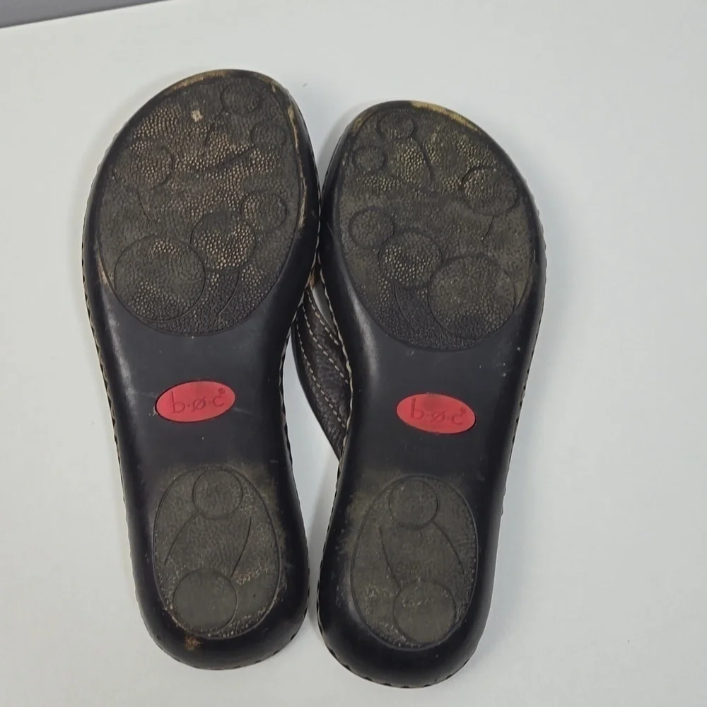 BOC Born Concepts Leather Flip Flops